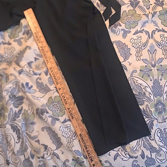 Jumpsuit 🖤 Leg Slits Tango Wrap Cocktail Dance pARTy - Picture 13 of 14